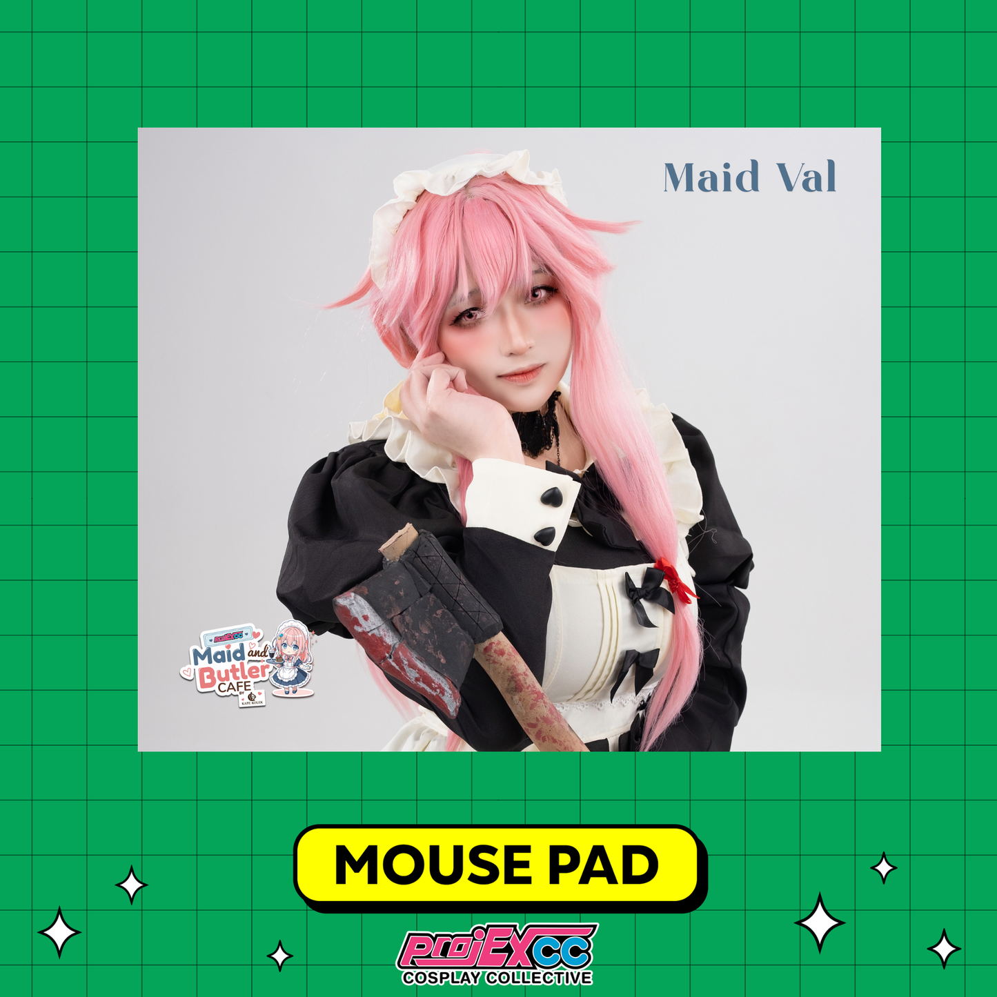 Maid Val - Toycon Maid and Butler Cafe 2026 Limited Mousepad
