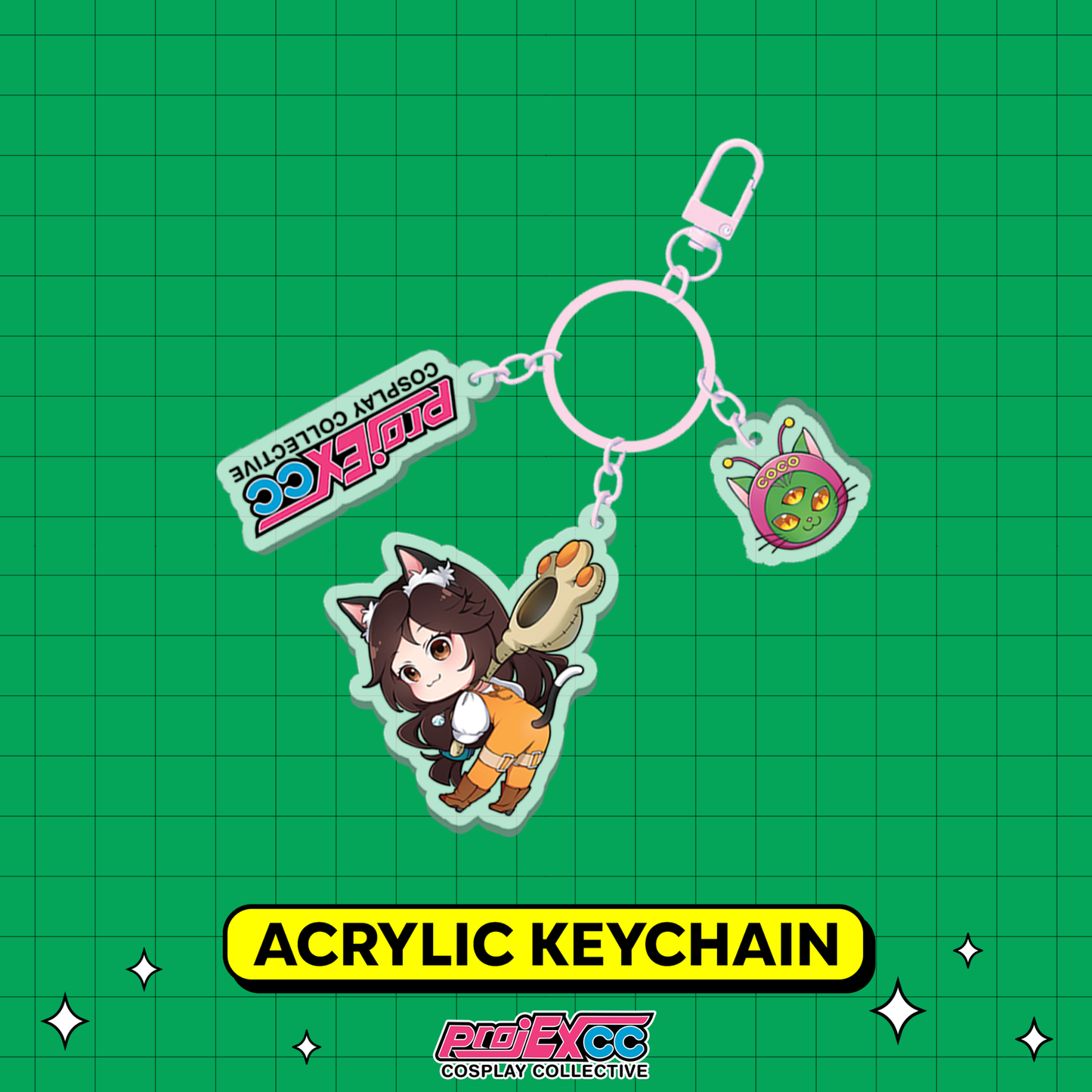 Nyaaawmeeeow - ProjEXcc Cosplay 2026 Limited Keychain