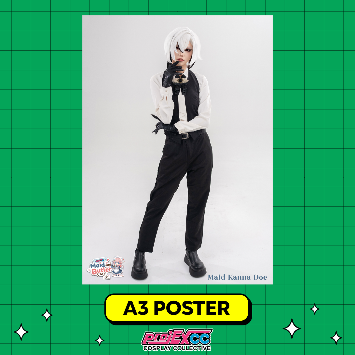 Maid Kanna Doe - Toycon Maid and Butler Cafe 2026 Limited A3 Poster