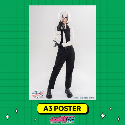 Maid Kanna Doe - Toycon Maid and Butler Cafe 2026 Limited A3 Poster