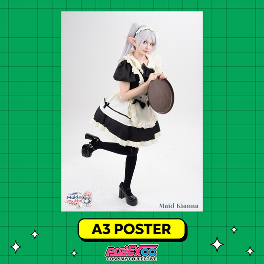 Maid Kianna - Toycon Maid and Butler Cafe 2026 Limited A3 Poster