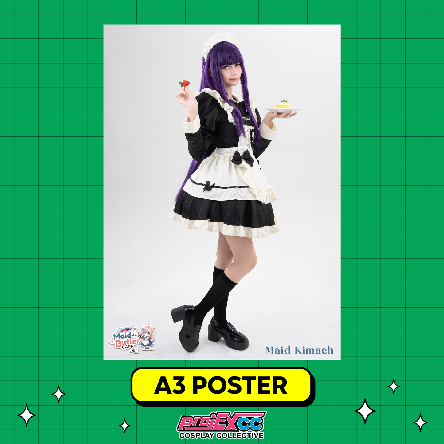 Maid Kimaeh - Toycon Maid and Butler Cafe 2026 Limited A3 Poster