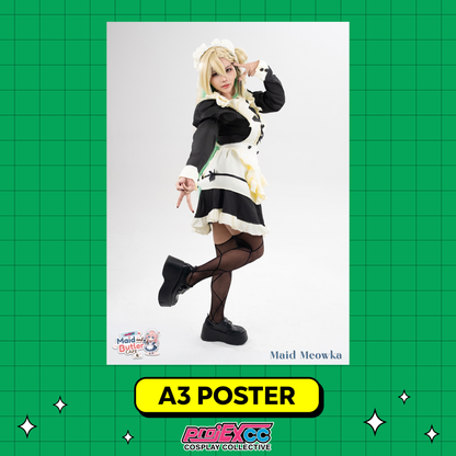 Maid Meowka - Toycon Maid and Butler Cafe 2026 Limited A3 Poster