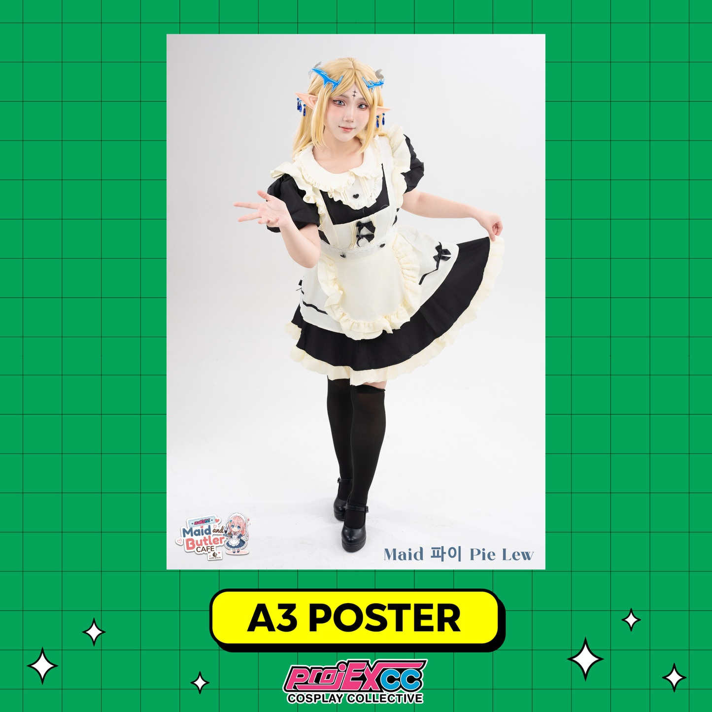 Maid Pie Lew - Toycon Maid and Butler Cafe 2026 Limited A3 Poster