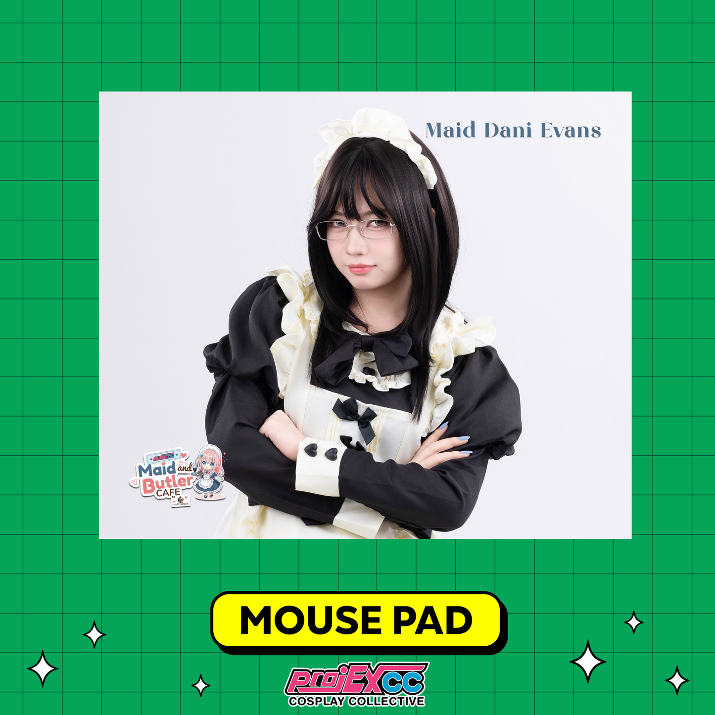 Maid Dani Evans - Toycon Maid and Butler Cafe 2026 Limited Mousepad