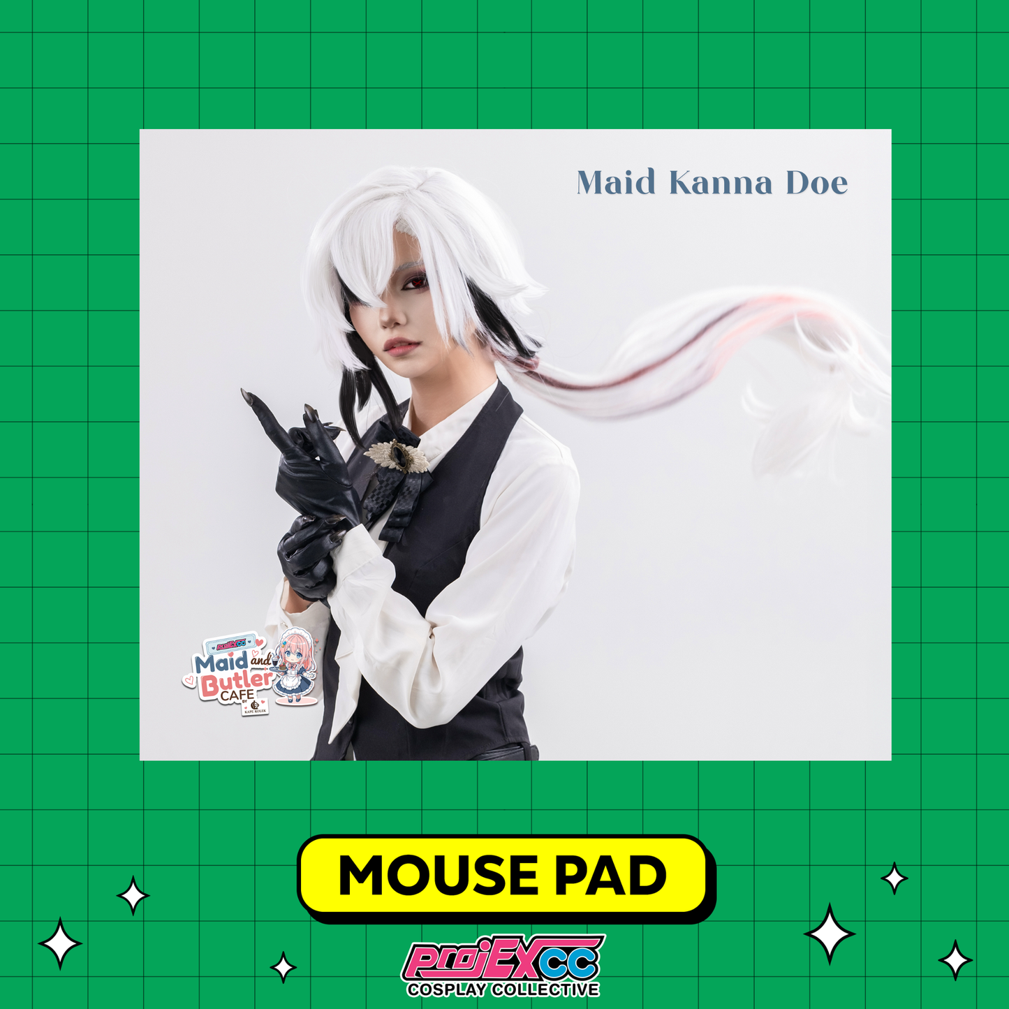 Maid Kanna Doe - Toycon Maid and Butler Cafe 2026 Limited Mousepad