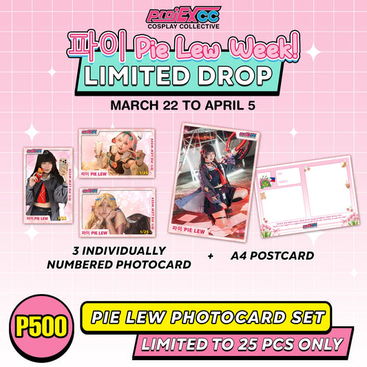 Pie Lew Photocard Set - PIE LEW WEEK Limited Drop (Limited to 25pcs Only)