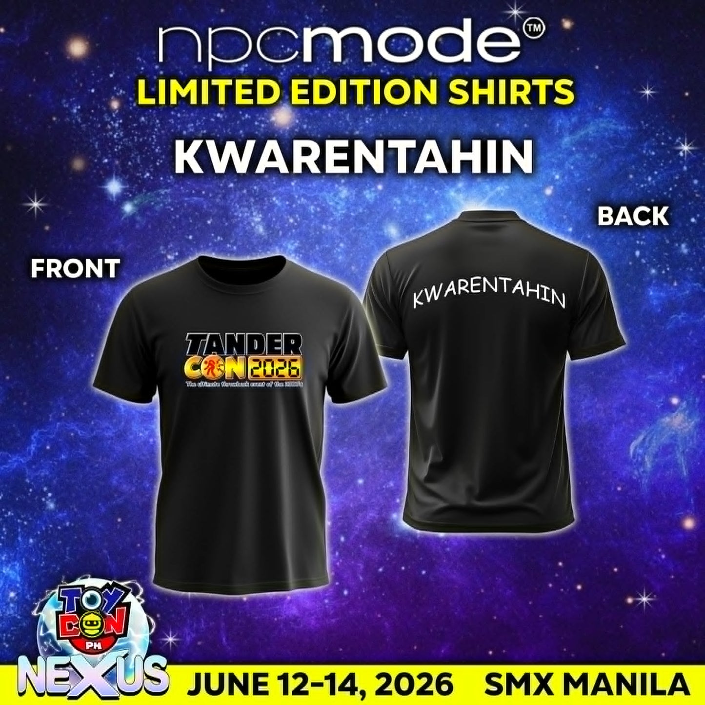 Tandercon Kwarentahin Limited Exclusive Shirt by NPCMode